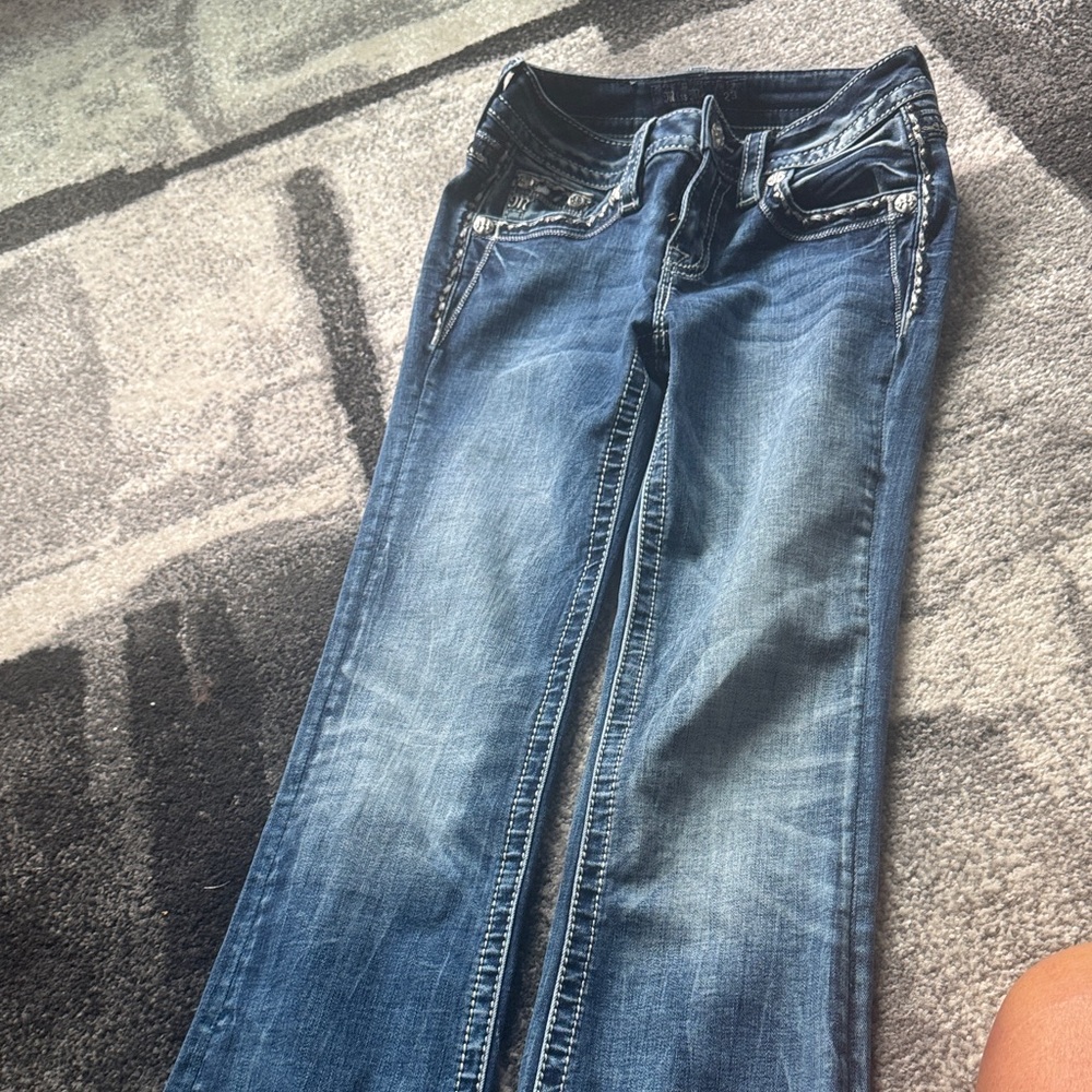 Miss Me Blue Boot Cut Jeans